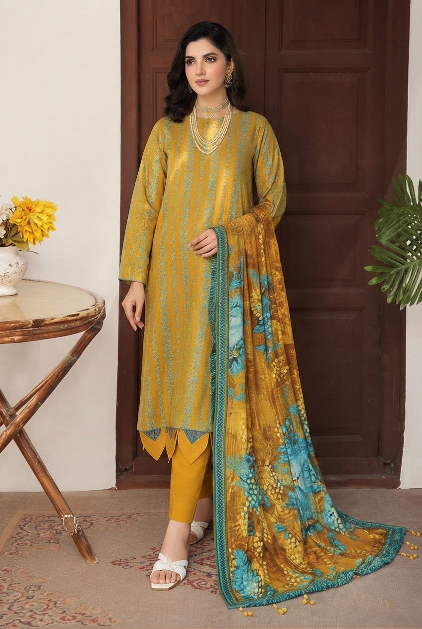 D-1309 | Vogue By Tawakkal Fabrics Stitched Suit