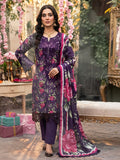 3 Piece Printed Linen sequence boring patch work - 12