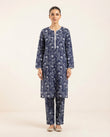 2-Piece Printed Stitched Khaddar Suit k-09