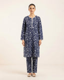2-Piece Printed Stitched Khaddar Suit k-09