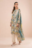 Miraal - Premium Printed Lawn 3-Piece Suit (Design #02)