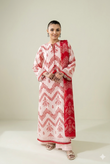 Unstitched 3-Piece Digital Print Lawn Suit B-32
