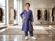Bin Saeed Girls Printed 2 Piece Stitched Frock Suit | Sizes 6-14 years