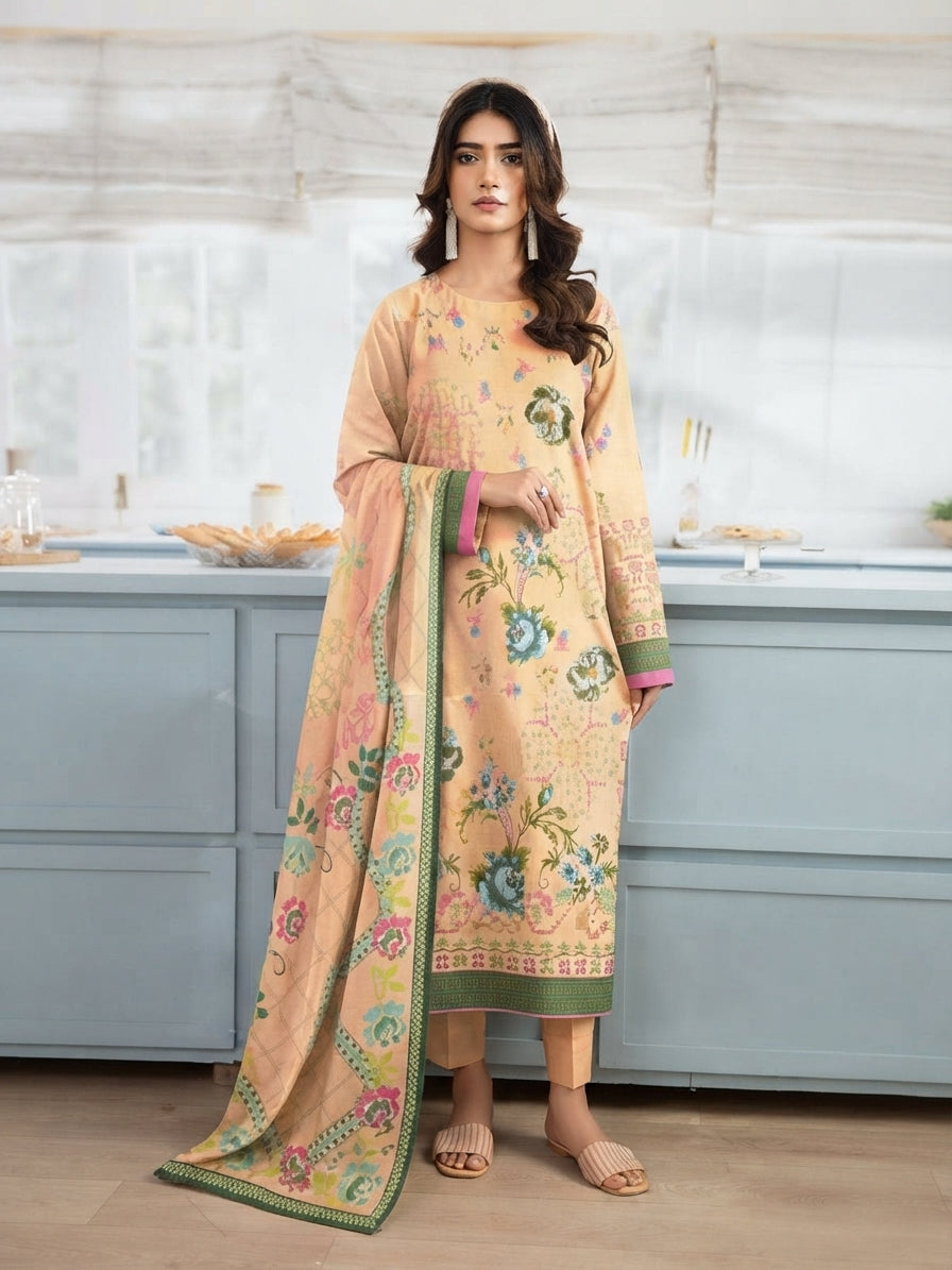 Aks-E-Noor By Fiza Noor - Digital Printed Viscose # 14