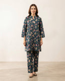 Premium Women's 2 Piece Linen Stitched Suit Free Size - L#21