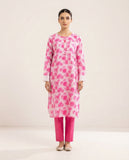 Premium Women's 2 Piece Linen Stitched Suit Free Size - L#08