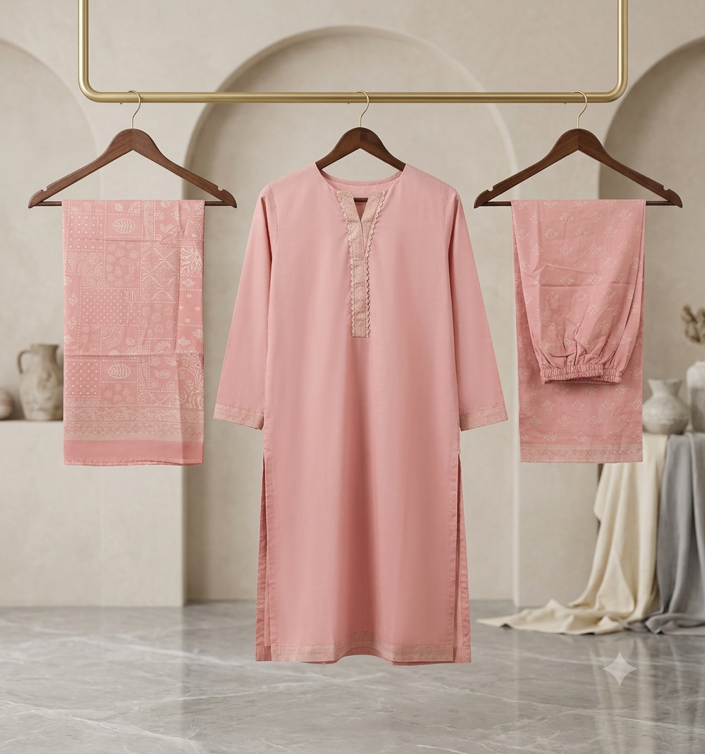 Bin Saeed Stitched 3 Piece Lawn Suit 51