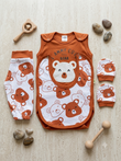 Adorable Newborn Soft Knit 4-Piece Outfit (N#14)