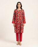 Premium Women's 2 Piece Linen Stitched Suit Free Size - L#04