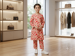 Bin Saeed Girls Printed 2 Piece Stitched Frock Suit | Sizes 6-14 years