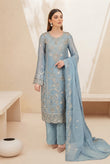 WA-681 Ramsha Luxury Embroidered 3-Piece Suit | Festive Wear