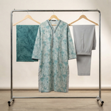 MUZNAH 3-PC stitched Printed Lawn Suit - M-41