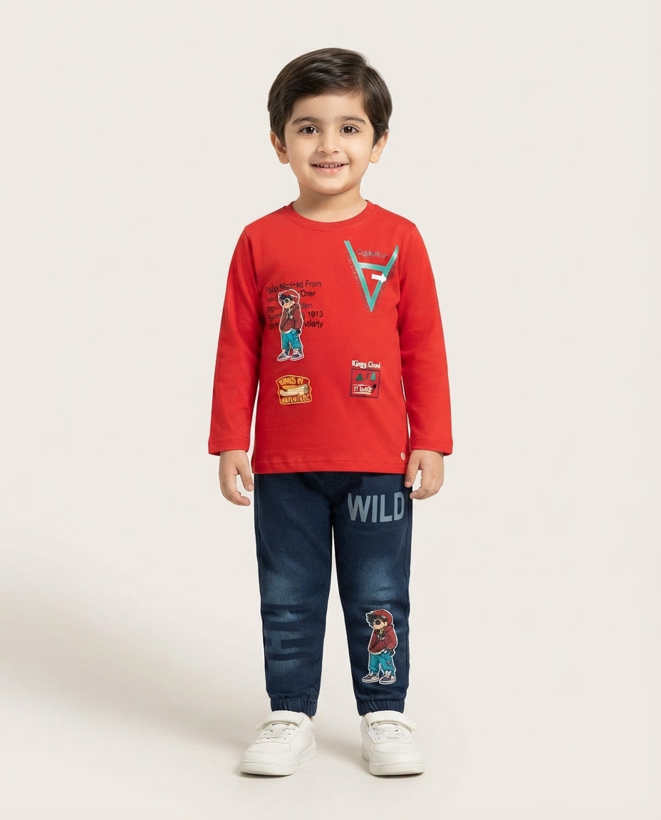 Boys Winter Outfit | W-91 (size 20 to 22)