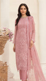 MIRAB by Bin Hameed: Luxury Embroidered Chiffon Stitch Suit - MBH-09