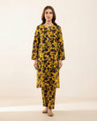 Premium Women's 2 Piece Linen Stitched Suit Free Size - L#41