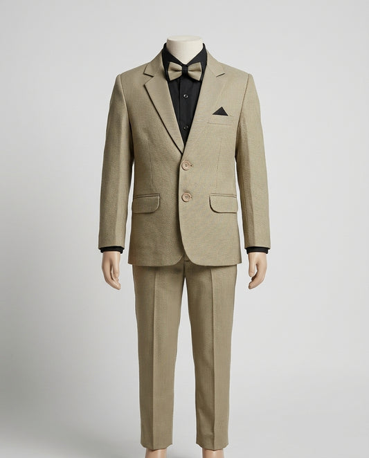 Premium Kids Wedding & Party Wear Formal 3-Piece Pant Coat Suit Set | Size (16 to 24) PC - 06
