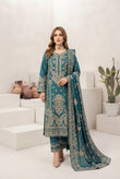 WB-624 Ramsha Luxury Embroidered 3-Piece Suit | Festive Wear