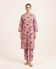 Premium Women's 2 Piece Linen Stitched Suit Free Size - L#58