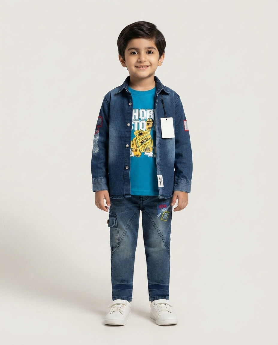 Boys Winter Outfit | W-56 (size 20 to 22)
