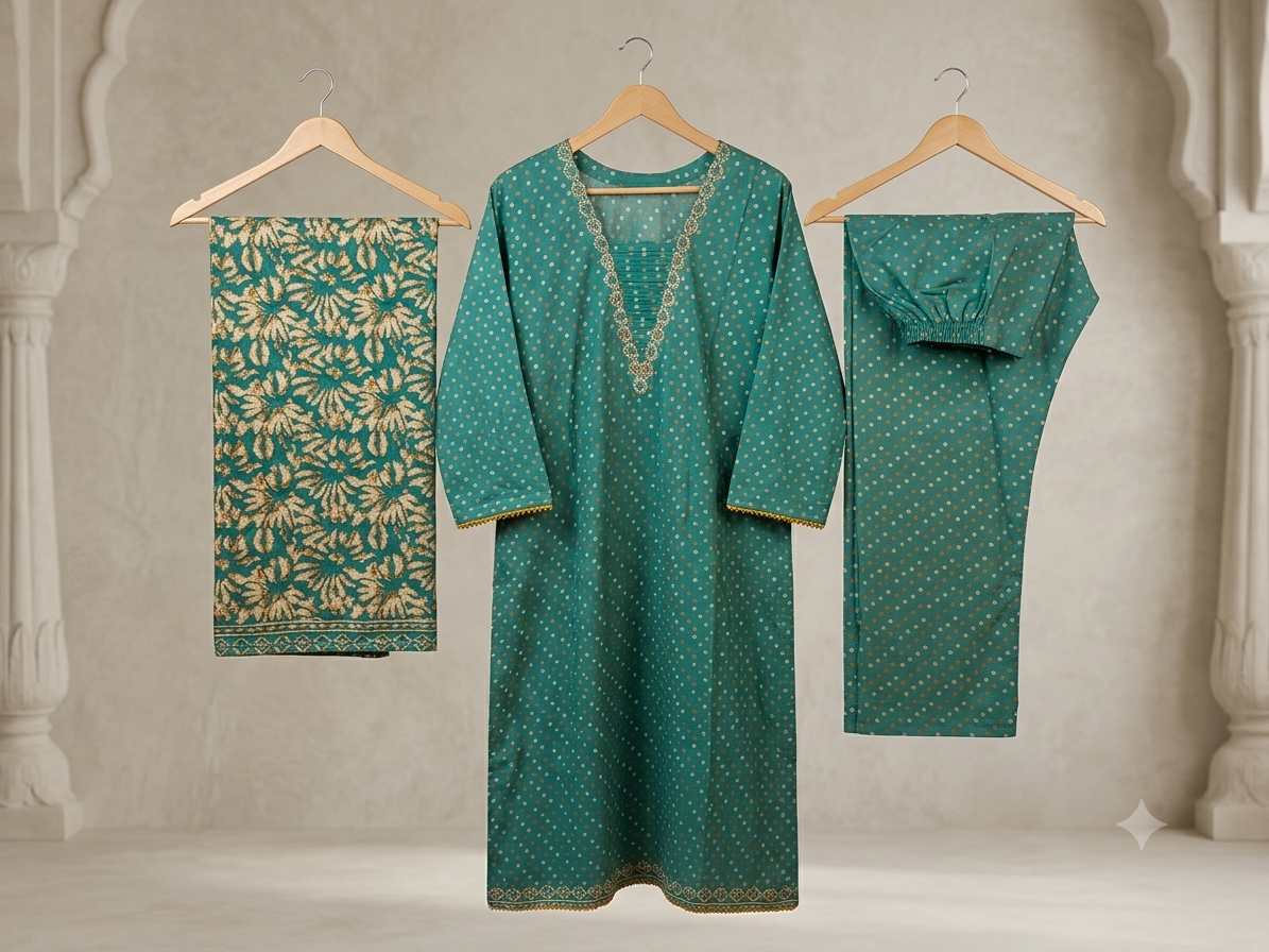 Digital Printed Ready To Wear 3PC Lawn Airline Long Shirt | AL-08