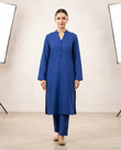 Premium Women's 2 Piece Linen Stitched Suit Free Size - L#32