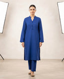 Premium Women's 2 Piece Linen Stitched Suit Free Size - L#32