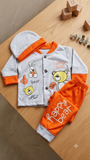 Adorable Newborn Soft Knit 3-Piece Outfit (N#10)