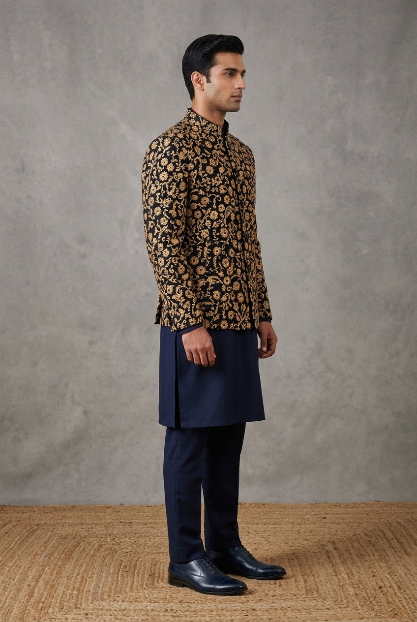 Narkin's The Heritage Edit - Luxury 3 Piece Unstitched Fabric - The 04