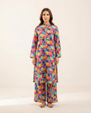 Premium Women's 2 Piece Linen Stitched Suit Free Size - L#50