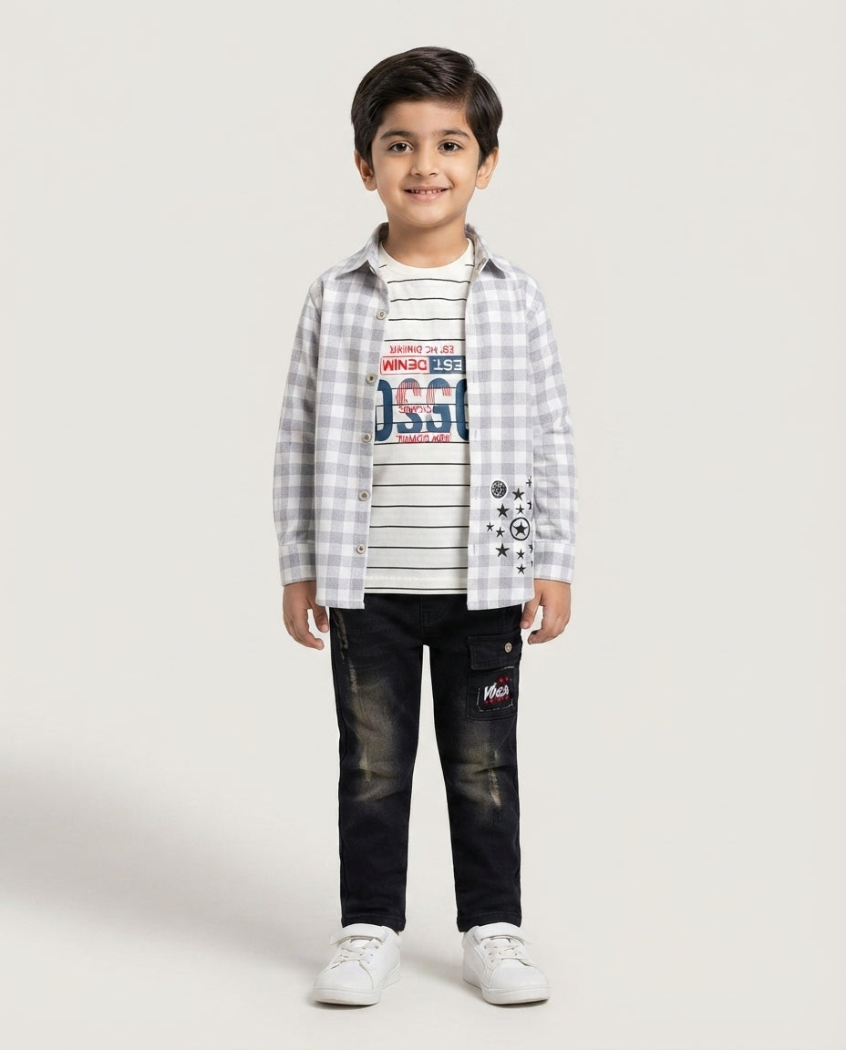 Boys Winter Outfit | W-41 (size 20 to 22)