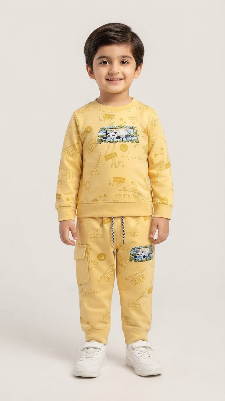 Boys Winter Outfit | W-75 (size 4 month to 1 year)