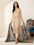MIRAB by Bin Hameed: Luxury Embroidered Chiffon Stitch Suit - MBH-02