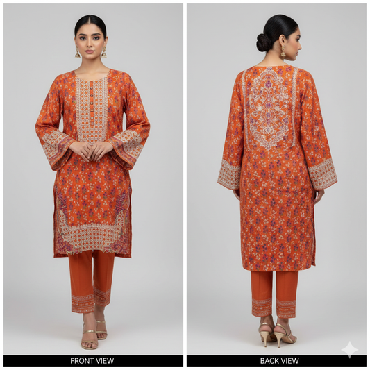 HZ Textiles Vibrant Cambric Print Shirt