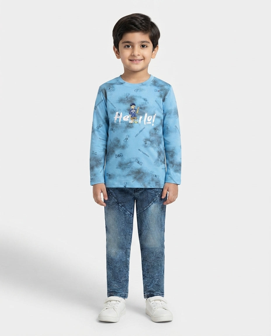 Boys Winter Outfit | W-39 (size 20 to 22)