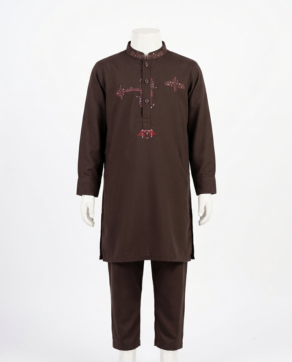 Kids Premium Kurta Trouser Set – Stylish Traditional Outfit for Boys (size 28)