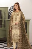 Moti's Fashion White & Gold Chiffon Collection - SQ-805