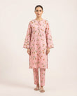 Premium Women's 2 Piece Linen Stitched Suit Free Size - L#33