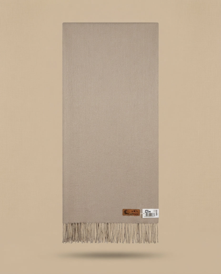 Premium Solid Plain Lightweight Wool Shawl