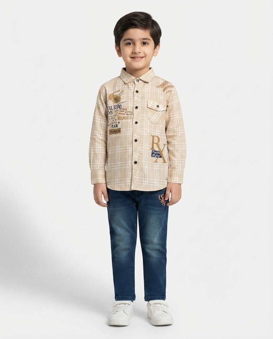 Boys Winter Outfit | W-43 (size 20 to 22)
