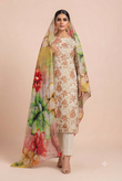 Romania - Premium Printed Lawn 3-Piece Suit (D#05)