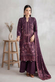 Airjet Fancy Peach Wool Embroidered Suit | Alif Vol-572 (Design - 05)
