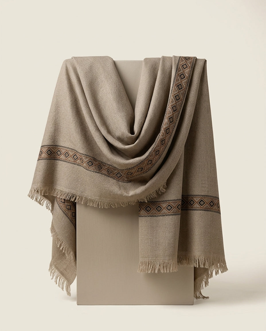 Riwaj Premium Wool Shawl For Men