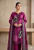 Premium Printed Lawn 3-Piece Unstitched Suit - Sequence Boring Patch Work EMB-04