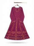 3 Piece Embroidred Stitched Lawn Frock with Trouser & Dupatta | BS-16