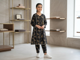 Bin Saeed Girls Printed 2 Piece Stitched Frock Suit | Sizes 6-14 years