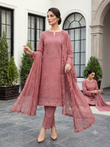 D-10303 Rameen By Raikhta | Embroidered Slub Lawn 3PC Unstitched Suit.