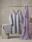 Zeenat Embroided Viscose Stitch Luxury Pret 3Pcs | Z-4