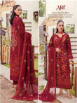 Airjet Wool Sparkel Embroidered 3-Piece Suit with Fancy Embroidered Wool Dupatta | Alif Vol-518