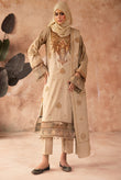 Gul e Zarki Embroidered Wool Touch I.T Pashmina 3-Piece Suit - D-01