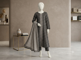 Muznah Printed Lawn Frock Premium Wear | F-13